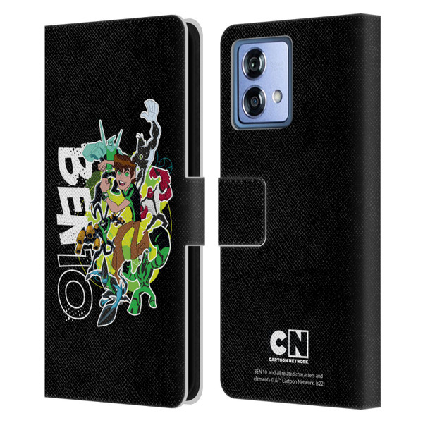 Ben 10: Omniverse Graphics Character Art Leather Book Wallet Case Cover For Motorola Moto G84 5G