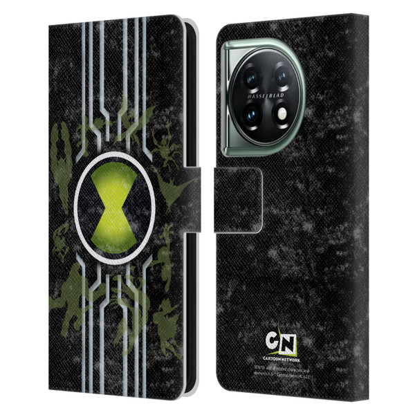 Ben 10: Alien Force Graphics Omnitrix Leather Book Wallet Case Cover For OnePlus 11 5G