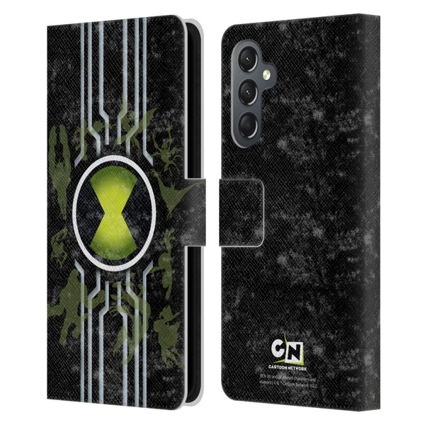 Ben 10: Alien Force Graphics Omnitrix Leather Book Wallet Case Cover For Samsung Galaxy A25 5G