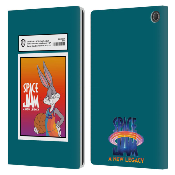 Space Jam: A New Legacy Graphics Bugs Bunny Card Leather Book Wallet Case Cover For Amazon Fire Max 11 2023