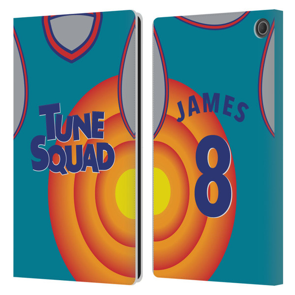 Space Jam: A New Legacy Graphics Jersey Leather Book Wallet Case Cover For Amazon Fire Max 11 2023