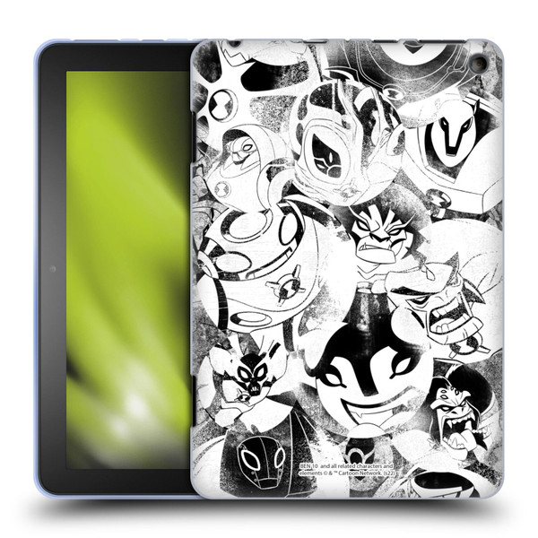 Ben 10: Ultimate Alien Graphics Ultimate Forms Soft Gel Case for Amazon Fire HD 8/Fire HD 8 Plus 2020
