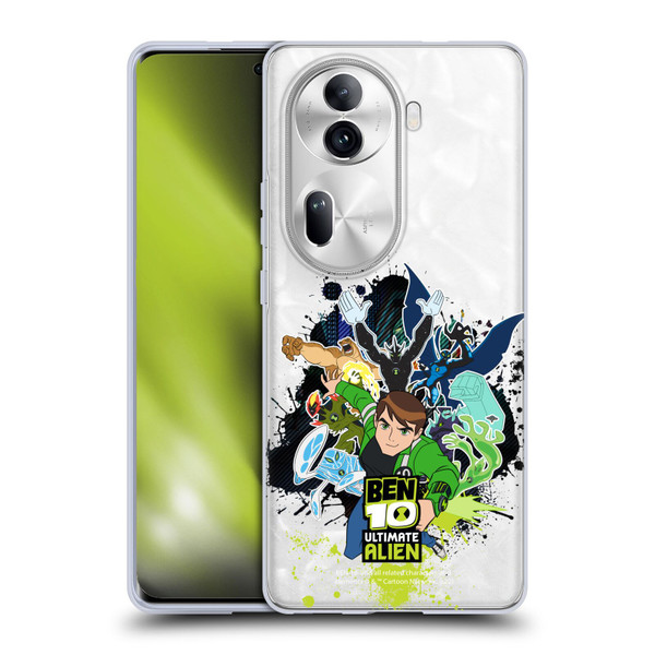 Ben 10: Ultimate Alien Graphics Character Art Soft Gel Case for OPPO Reno11 Pro