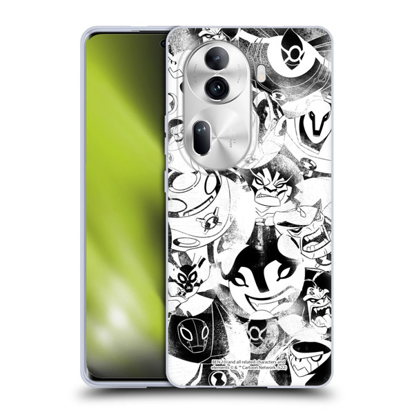 Ben 10: Ultimate Alien Graphics Ultimate Forms Soft Gel Case for OPPO Reno11 Pro