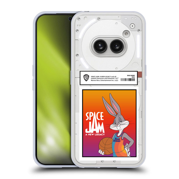 Space Jam: A New Legacy Graphics Bugs Bunny Card Soft Gel Case for Nothing Phone (2a)