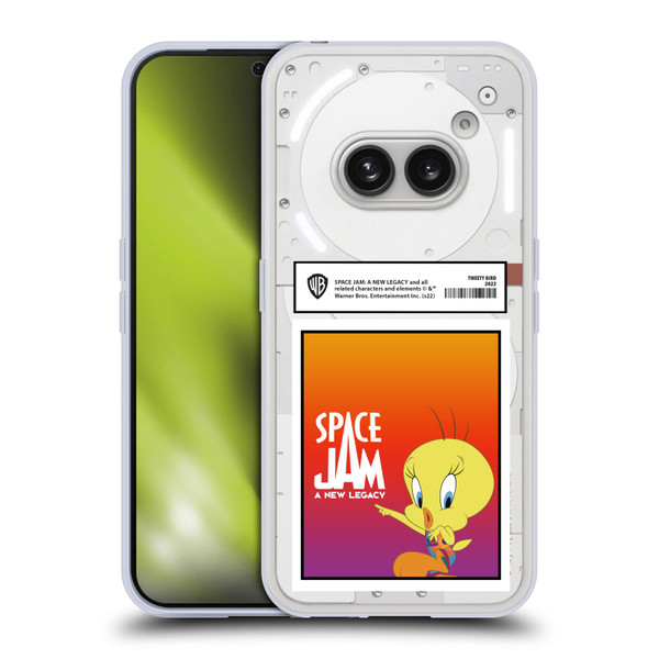 Space Jam: A New Legacy Graphics Tweety Bird Card Soft Gel Case for Nothing Phone (2a)