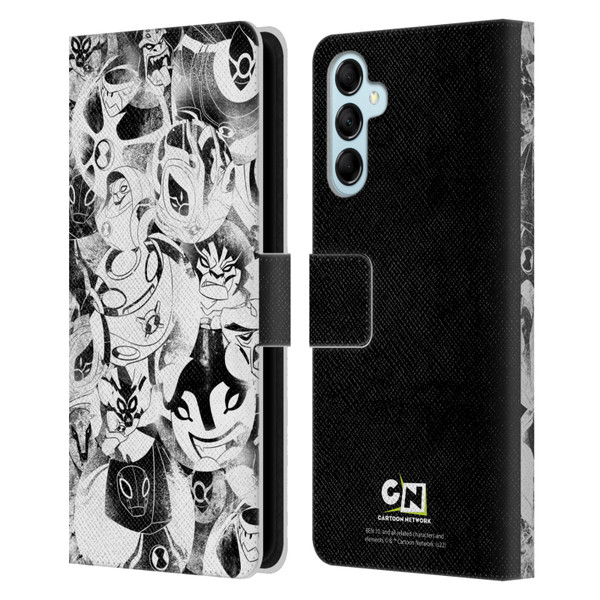 Ben 10: Ultimate Alien Graphics Ultimate Forms Leather Book Wallet Case Cover For Samsung Galaxy M14 5G
