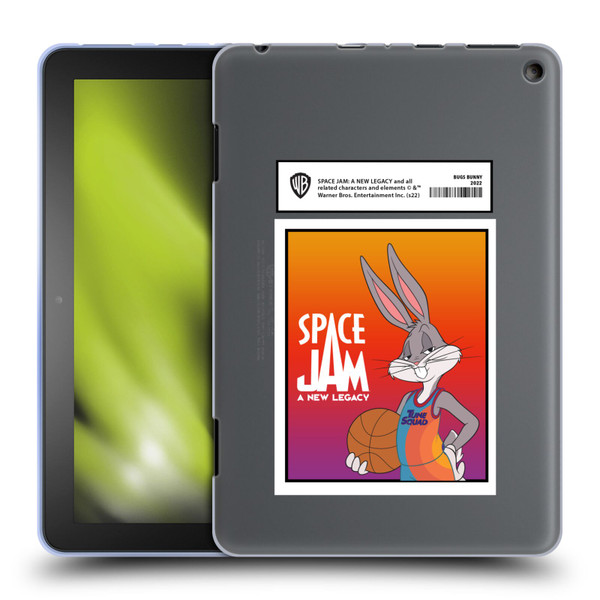Space Jam: A New Legacy Graphics Bugs Bunny Card Soft Gel Case for Amazon Fire HD 8/Fire HD 8 Plus 2020