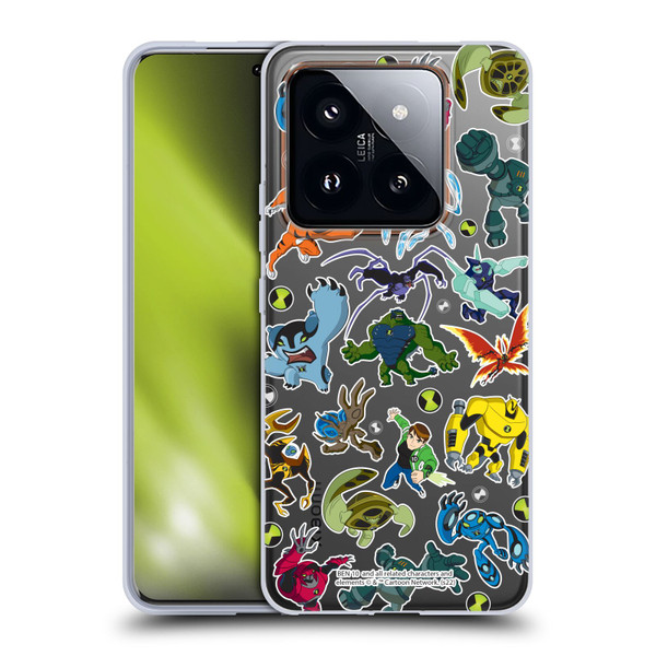 Ben 10: Ultimate Alien Graphics Alien Pattern Soft Gel Case for Xiaomi 14 Pro