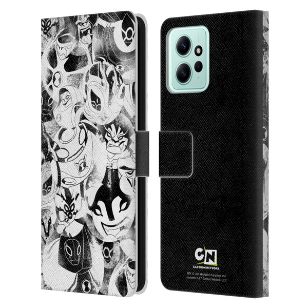 Ben 10: Ultimate Alien Graphics Ultimate Forms Leather Book Wallet Case Cover For Xiaomi Redmi 12