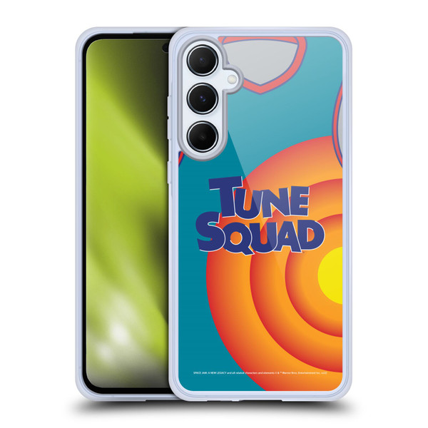 Space Jam: A New Legacy Graphics Jersey Soft Gel Case for Samsung Galaxy A55 5G