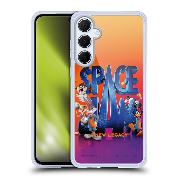 Space Jam: A New Legacy Graphics Poster Soft Gel Case for Samsung Galaxy A55 5G