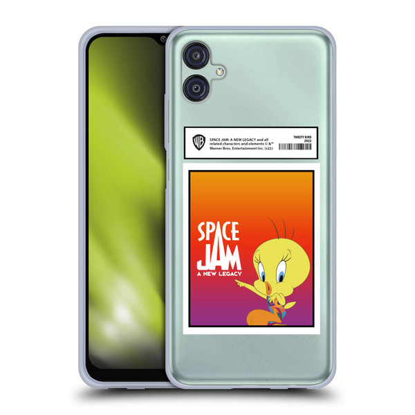 Space Jam: A New Legacy Graphics Tweety Bird Card Soft Gel Case for Samsung Galaxy M04 5G / A04e