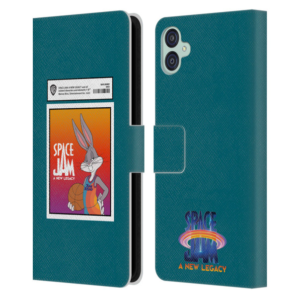 Space Jam: A New Legacy Graphics Bugs Bunny Card Leather Book Wallet Case Cover For Samsung Galaxy M04 5G / A04e