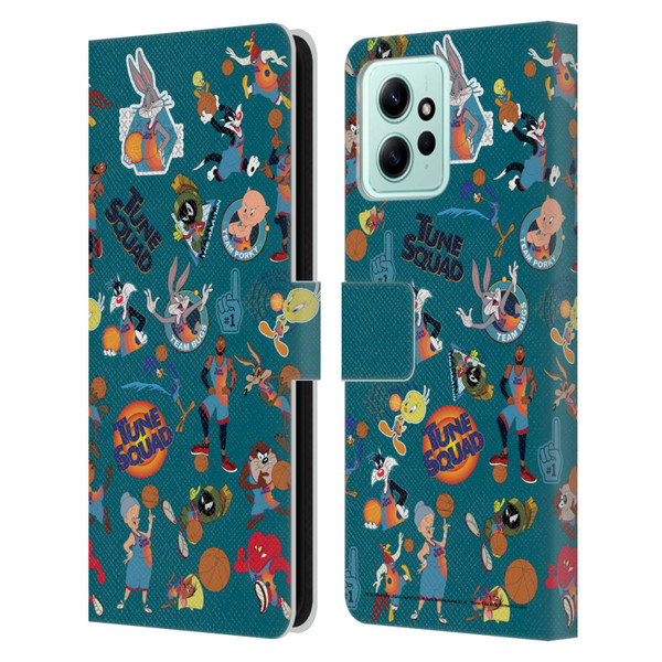 Space Jam: A New Legacy Graphics Squad Leather Book Wallet Case Cover For Xiaomi Redmi 12