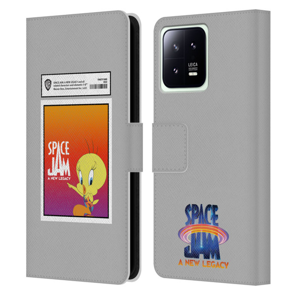 Space Jam: A New Legacy Graphics Tweety Bird Card Leather Book Wallet Case Cover For Xiaomi 13 5G