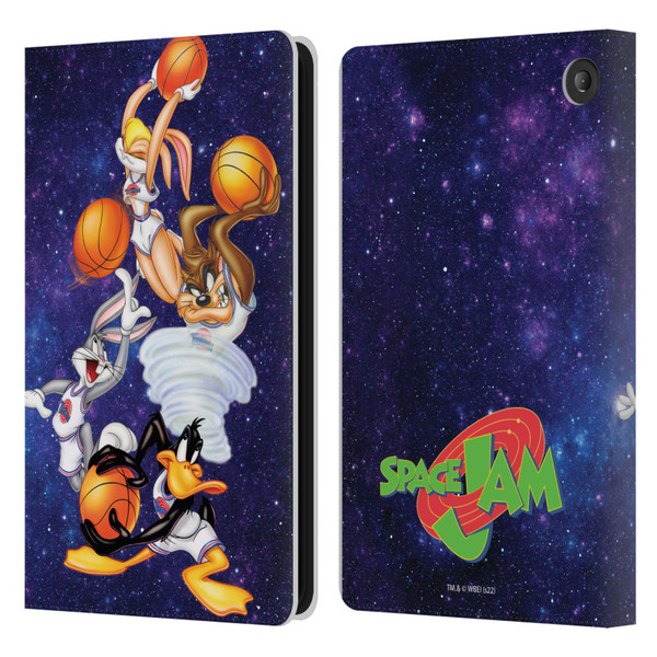 Space Jam (1996) Graphics Poster Leather Book Wallet Case Cover For Amazon Fire 7 2022