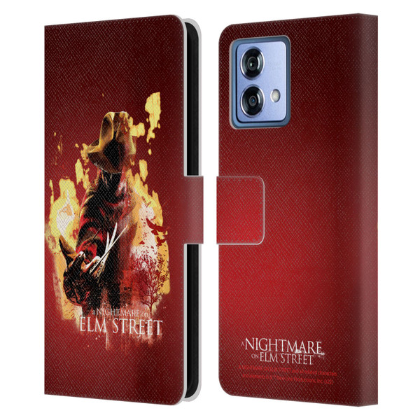 A Nightmare On Elm Street (2010) Graphics Freddy Nightmare Leather Book Wallet Case Cover For Motorola Moto G84 5G