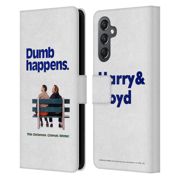 Dumb And Dumber Key Art Dumb Happens Leather Book Wallet Case Cover For Samsung Galaxy A25 5G