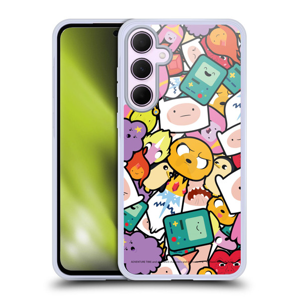 Adventure Time Graphics Pattern Soft Gel Case for Samsung Galaxy A35 5G