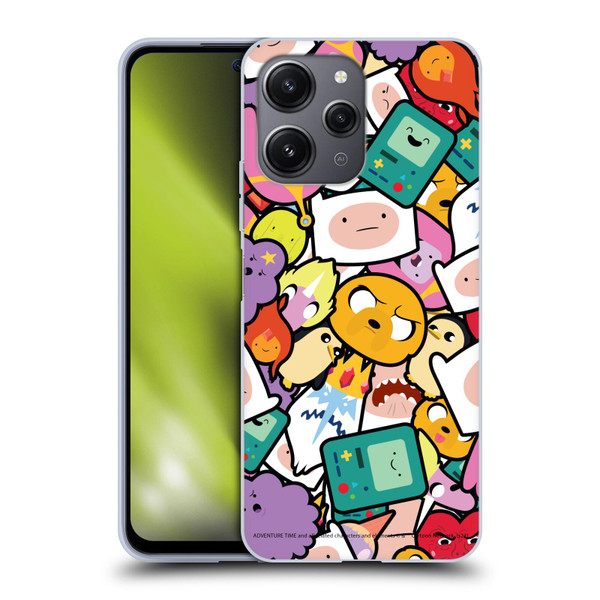 Adventure Time Graphics Pattern Soft Gel Case for Xiaomi Redmi 12