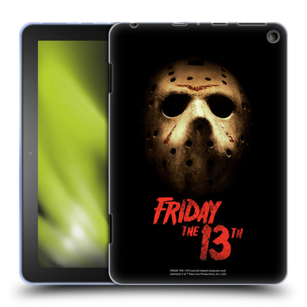 Friday the 13th 2009 Graphics Jason Voorhees Poster Soft Gel Case for Amazon Fire HD 8/Fire HD 8 Plus 2020