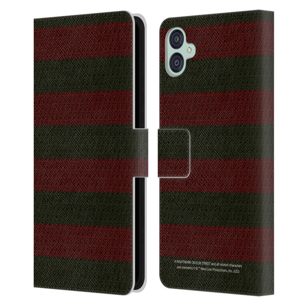 A Nightmare On Elm Street: Freddy's Dead Graphics Sweater Pattern Leather Book Wallet Case Cover For Samsung Galaxy M04 5G / A04e