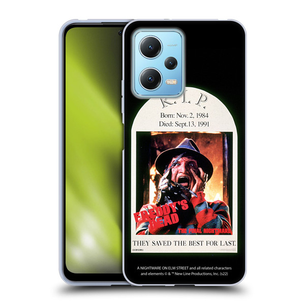 A Nightmare On Elm Street: Freddy's Dead Graphics The Final Nightmare Soft Gel Case for Xiaomi Redmi Note 12 5G