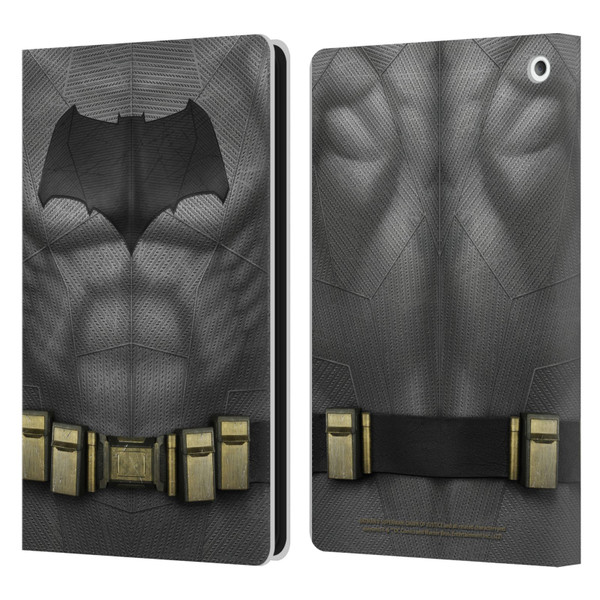 Batman V Superman: Dawn of Justice Graphics Batman Costume Leather Book Wallet Case Cover For Amazon Fire HD 8/Fire HD 8 Plus 2020