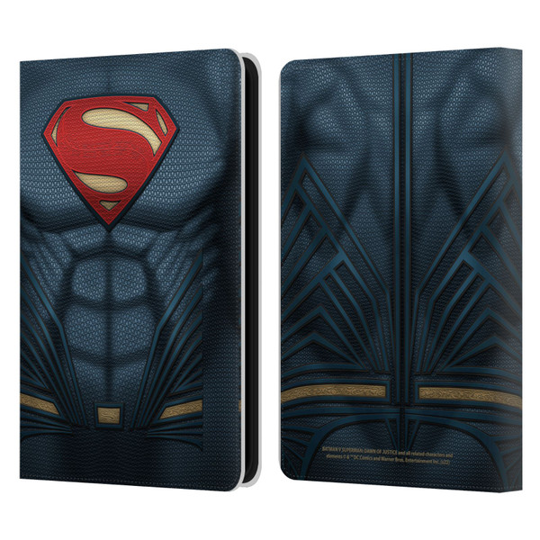 Batman V Superman: Dawn of Justice Graphics Superman Costume Leather Book Wallet Case Cover For Amazon Kindle 11th Gen 6in 2022