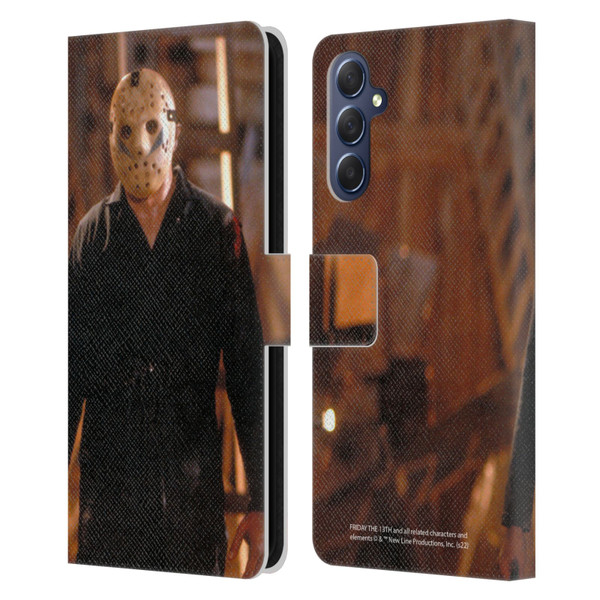 Friday the 13th: A New Beginning Graphics Jason Voorhees Leather Book Wallet Case Cover For Samsung Galaxy M54 5G