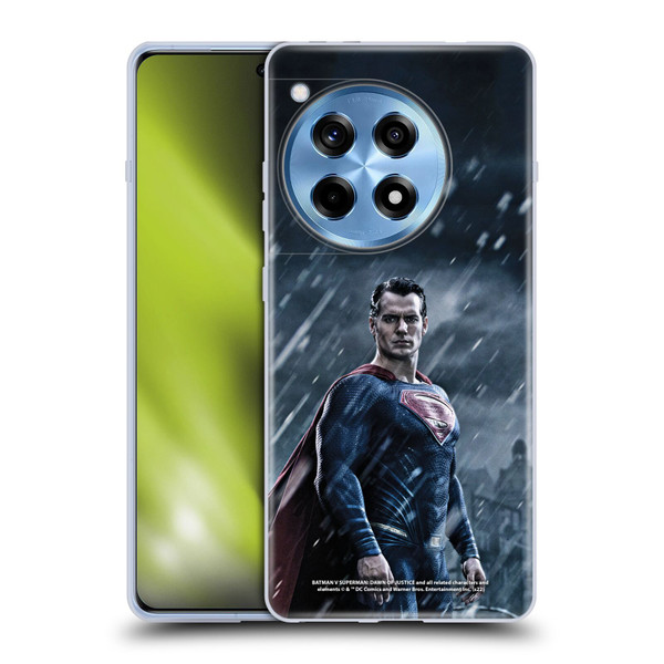 Batman V Superman: Dawn of Justice Graphics Superman Soft Gel Case for OnePlus 12R