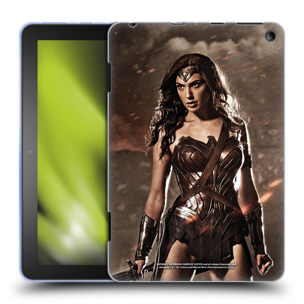 Batman V Superman: Dawn of Justice Graphics Wonder Woman Soft Gel Case for Amazon Fire HD 8/Fire HD 8 Plus 2020