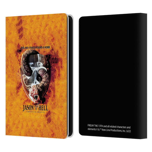 Friday the 13th: Jason Goes To Hell Graphics Key Art Leather Book Wallet Case Cover For Amazon Kindle Paperwhite 5 (2021)