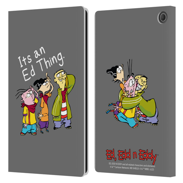 Ed, Edd, n Eddy Graphics It's An Ed Thing Leather Book Wallet Case Cover For Amazon Fire Max 11 2023