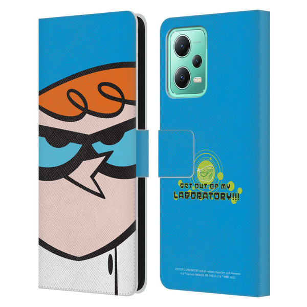 Dexter's Laboratory Graphics Dexter Leather Book Wallet Case Cover For Xiaomi Redmi Note 12 5G