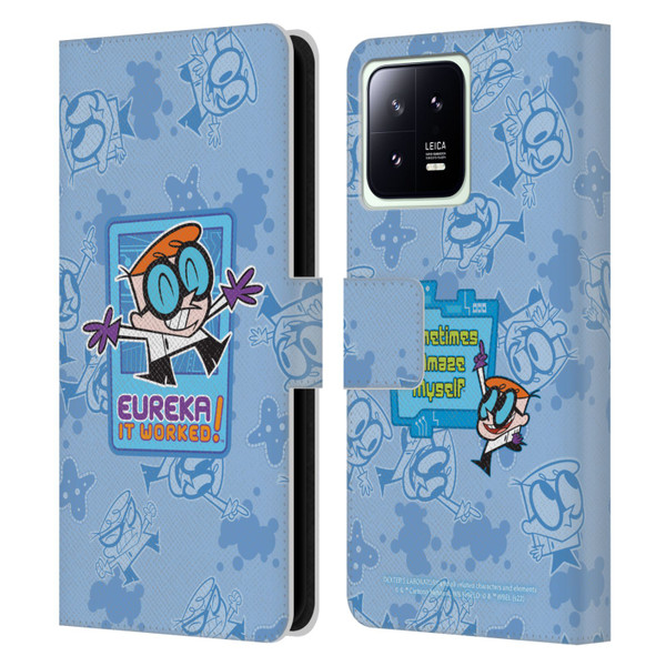 Dexter's Laboratory Graphics It Worked Leather Book Wallet Case Cover For Xiaomi 13 5G