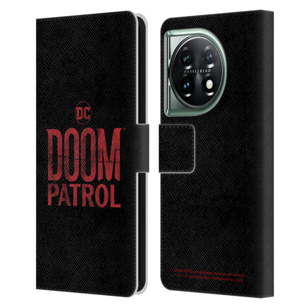 Doom Patrol Graphics Logo Leather Book Wallet Case Cover For OnePlus 11 5G