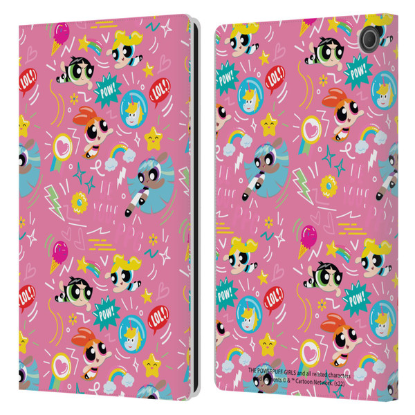 The Powerpuff Girls Graphics Icons Leather Book Wallet Case Cover For Amazon Fire Max 11 2023