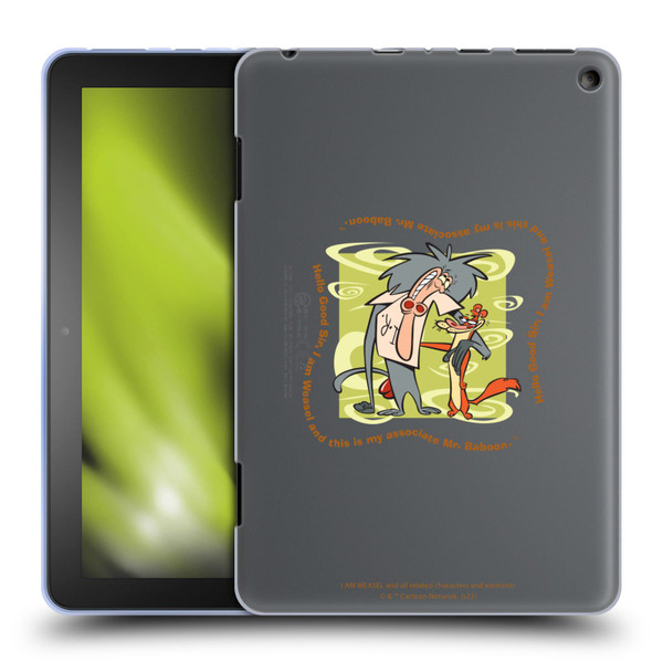 I Am Weasel. Graphics Hello Good Sir Soft Gel Case for Amazon Fire HD 8/Fire HD 8 Plus 2020
