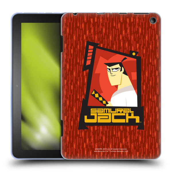 Samurai Jack Graphics Character Art 2 Soft Gel Case for Amazon Fire HD 8/Fire HD 8 Plus 2020