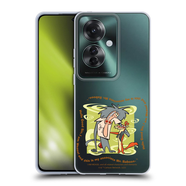 I Am Weasel. Graphics Hello Good Sir Soft Gel Case for OPPO Reno11 F 5G / F25 Pro 5G