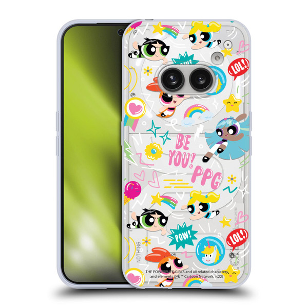 The Powerpuff Girls Graphics Icons Soft Gel Case for Nothing Phone (2a)
