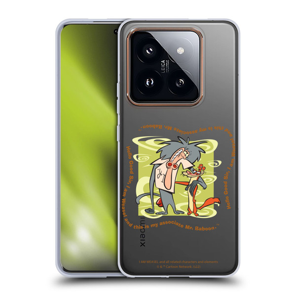 I Am Weasel. Graphics Hello Good Sir Soft Gel Case for Xiaomi 14 Pro