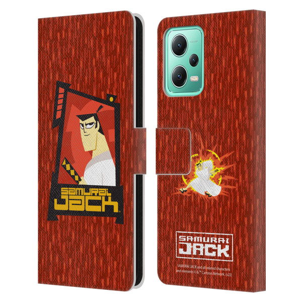 Samurai Jack Graphics Character Art 2 Leather Book Wallet Case Cover For Xiaomi Redmi Note 12 5G