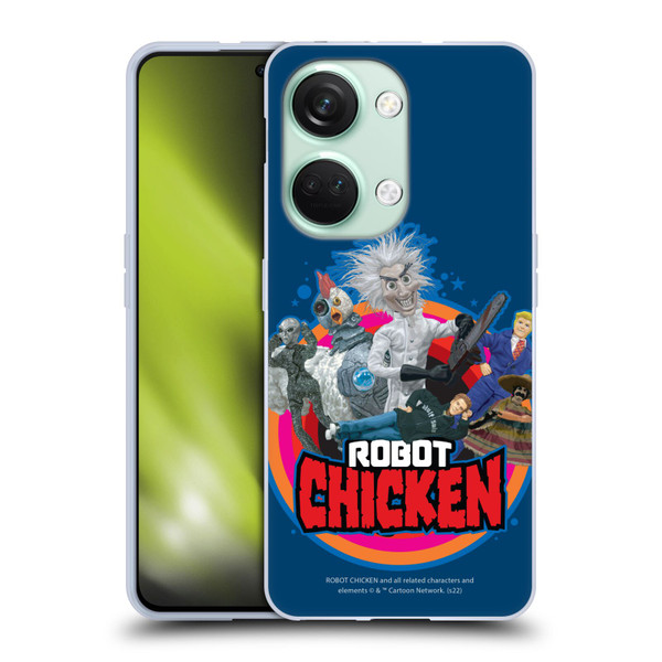 Robot Chicken Graphics Characters Soft Gel Case for OnePlus Nord 3 5G