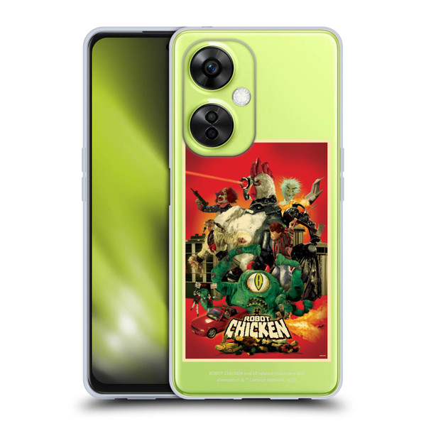 Robot Chicken Graphics Poster Soft Gel Case for OnePlus Nord CE 3 Lite 5G