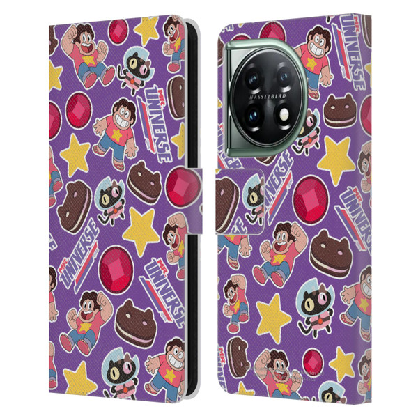 Steven Universe Graphics Icons Leather Book Wallet Case Cover For OnePlus 11 5G