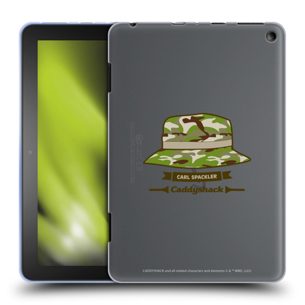 Caddyshack Graphics Carl Spackler Hat Soft Gel Case for Amazon Fire HD 8/Fire HD 8 Plus 2020