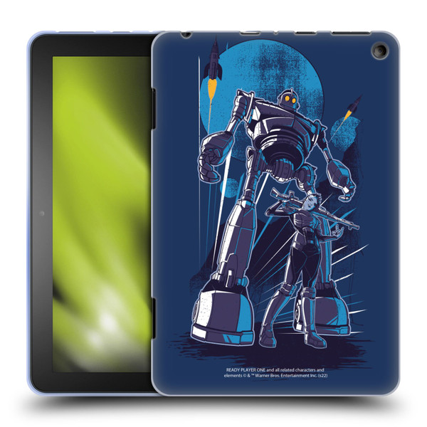 Ready Player One Graphics Iron Giant Soft Gel Case for Amazon Fire HD 8/Fire HD 8 Plus 2020